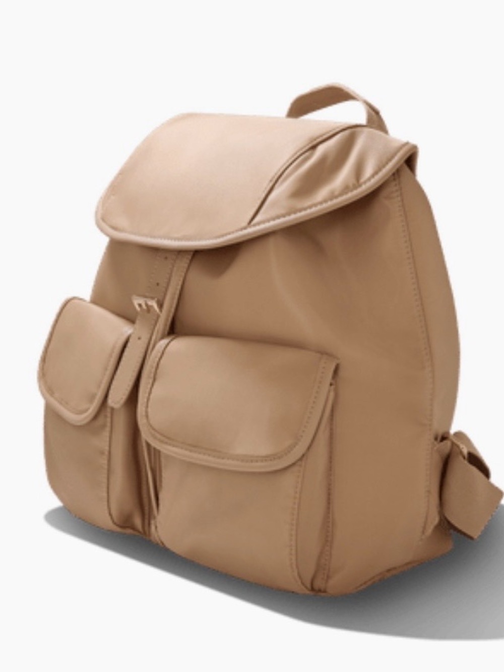 Year of Ours Tan Drawstring Backpack